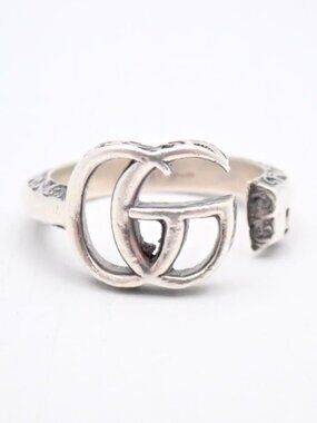 Gucci Marmont Arabesque Ring 925 Size ~7